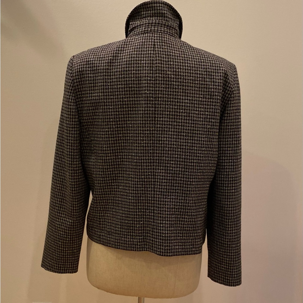 Pendleton Womens Black/White Small Check Blazer W… - image 7